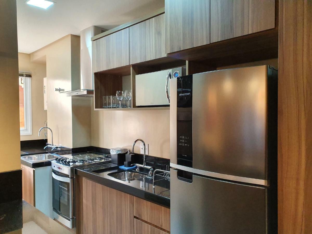Apto Luxo 250m R. Coberta | 2 | Mobiliado 公寓 Gramado